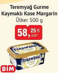 ÜLKER TEREMYAĞ GURME KAYMAKLI KASE MARGARİN 500 G